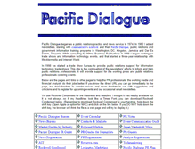 Tablet Screenshot of pacificdialogue.com